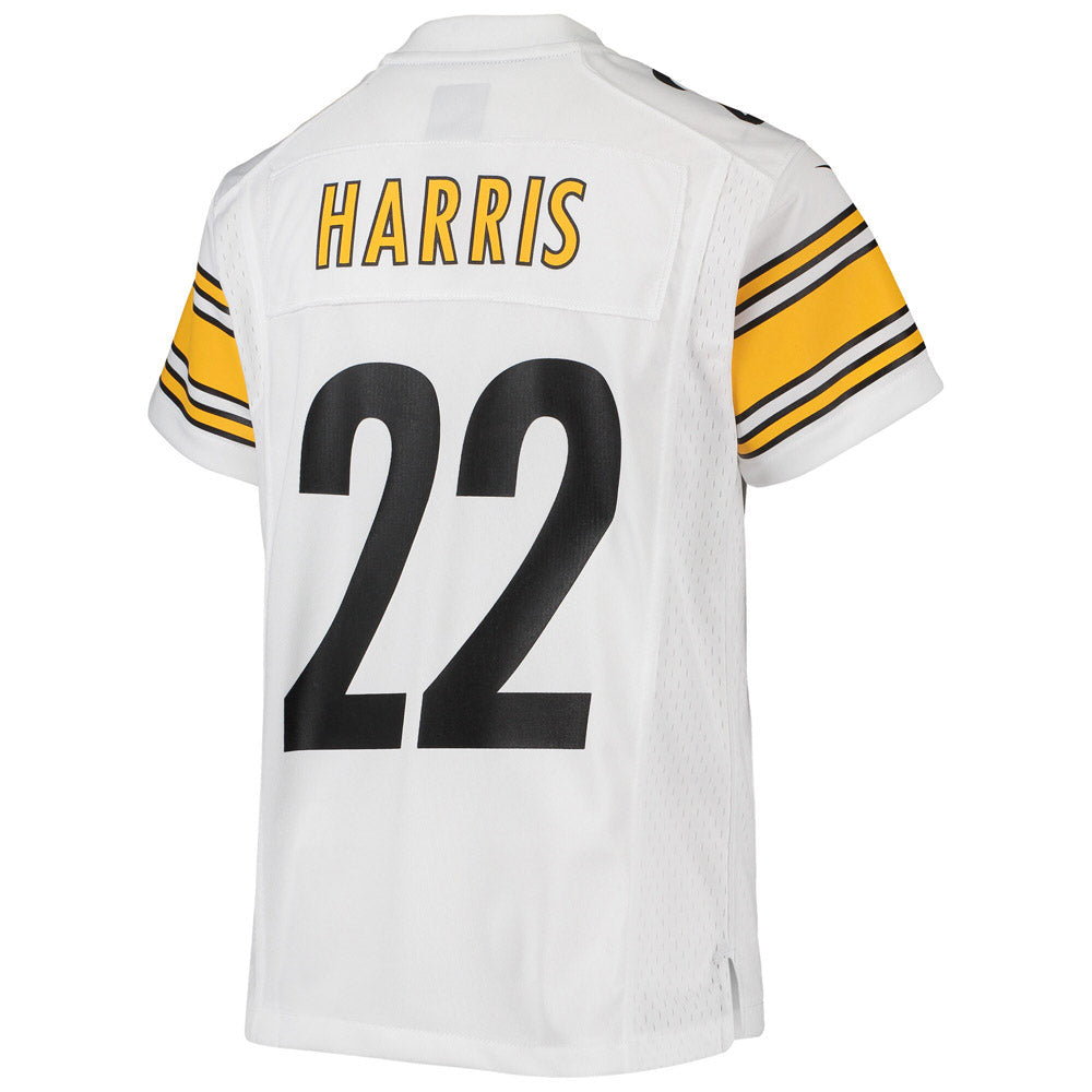 Youth Pittsburgh Steelers Najee Harris Game Jersey- White